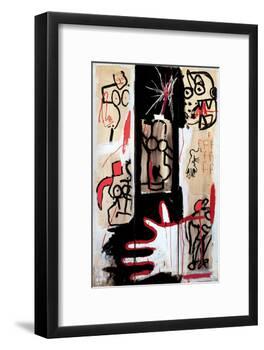 Rape of Roman Torsos-Jean-Michel Basquiat-Framed Giclee Print