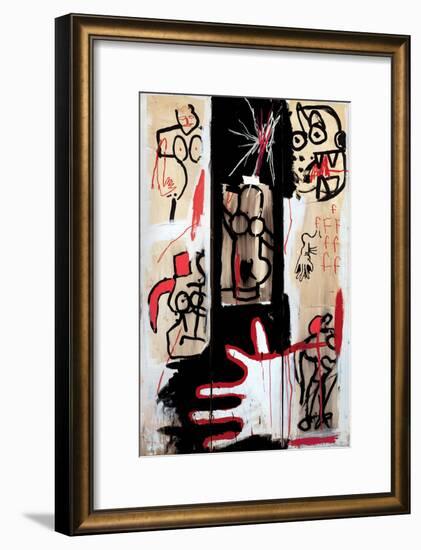 Rape of Roman Torsos-Jean-Michel Basquiat-Framed Giclee Print