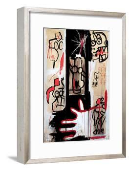 Rape of Roman Torsos-Jean-Michel Basquiat-Framed Giclee Print