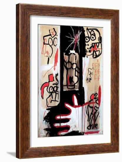 Rape of Roman Torsos-Jean-Michel Basquiat-Framed Giclee Print