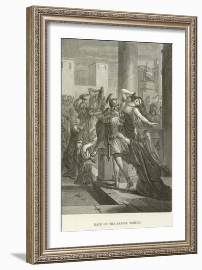 Rape of the Sabine Women-null-Framed Giclee Print