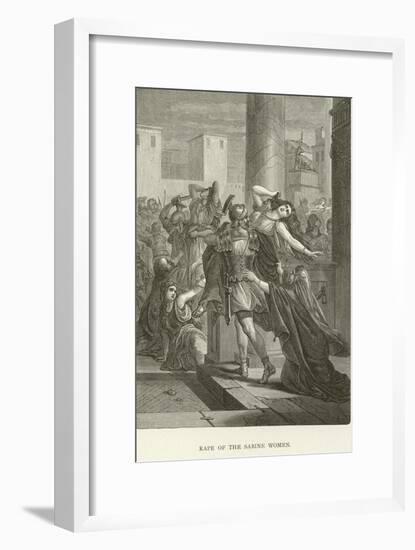 Rape of the Sabine Women-null-Framed Giclee Print