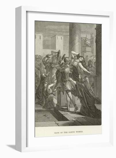 Rape of the Sabine Women-null-Framed Giclee Print