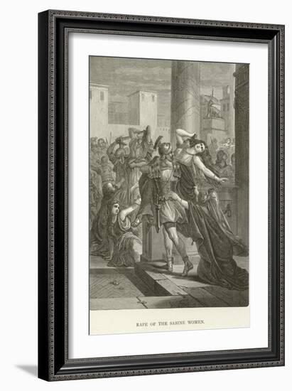 Rape of the Sabine Women-null-Framed Giclee Print