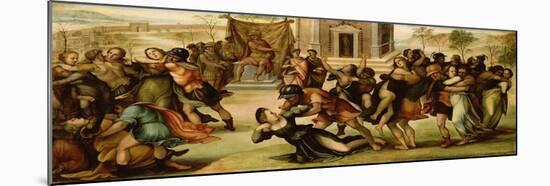 Rape of the Sabines, c.1520-Girolamo del Pacchia-Mounted Giclee Print