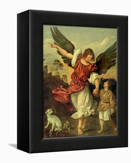 Raphael and Tobias, 1507-8-Titian (Tiziano Vecelli)-Framed Premier Image Canvas