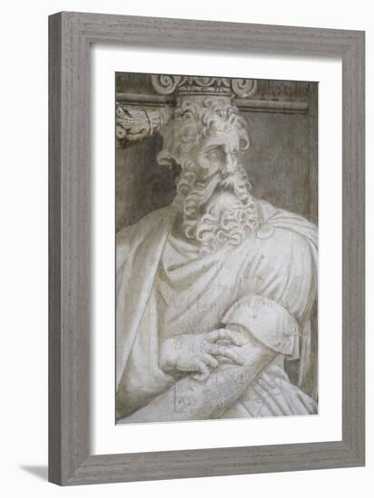 Raphael figure from the Room of the Segnatura-null-Framed Giclee Print