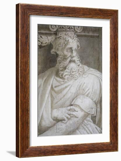 Raphael figure from the Room of the Segnatura-null-Framed Giclee Print