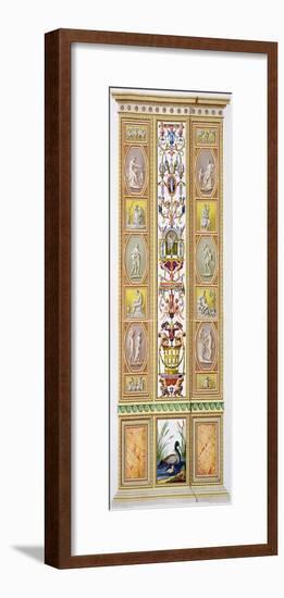 Raphael Loggia at the Vatican, 'Delle Loggie Di Rafaele Nel Vaticano', Engraved Giovanni Volpato-Ludovicus Tesio Taurinensis-Framed Giclee Print