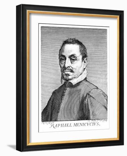 Raphael Menicucius-Claude Mellan-Framed Art Print