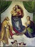 Die Sixtinische Madonna. 1512 - 1513-Raphael (Raffaello Sanzio)-Framed Premier Image Canvas