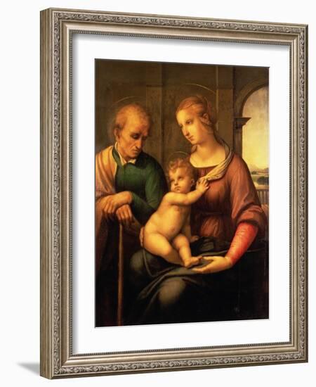 Raphael's Holy Family Painting-Bettmann-Framed Giclee Print