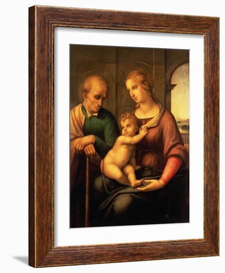 Raphael's Holy Family Painting-Bettmann-Framed Giclee Print