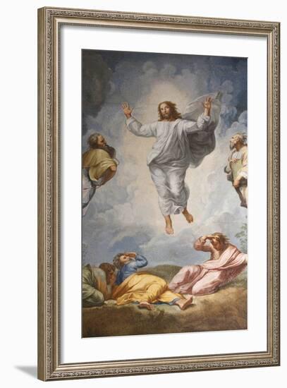 Raphael's Oil Painting of the Resurrection of Jesus Altar of the Transfiguration Altarpiece-Godong-Framed Photographic Print