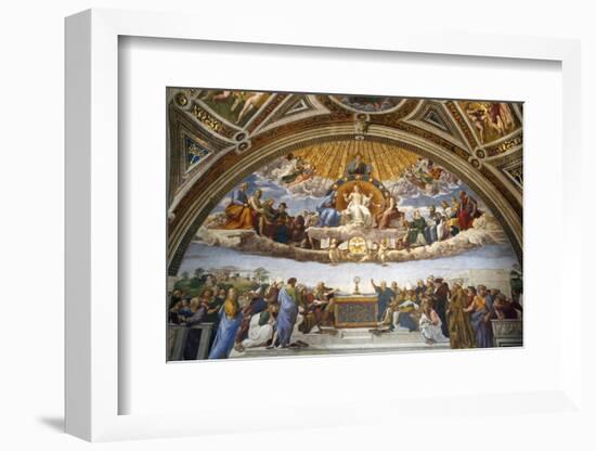 Raphael's Rooms, Disputation of the Holy Sacrament, Vatican Museum, Rome, Lazio-Godong-Framed Photographic Print