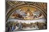Raphael's Rooms, Disputation of the Holy Sacrament, Vatican Museum, Rome, Lazio-Godong-Mounted Photographic Print