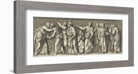 Raphael's Tapestries - Sistine Chapel I-Raphael-Framed Art Print