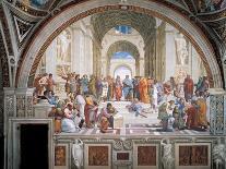 Aristotle and Plato: Detail of School of Athens, 1510-11 (Fresco) (Detail of 472)-Raphael-Giclee Print