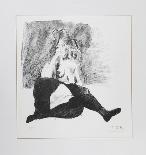 Soldier and Girl II-Raphael Soyer-Framed Limited Edition