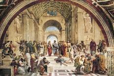 School of Athens, circa 1510-1512, One of the Murals Raphael Painted for Pope Julius II-Raphael-Giclee Print