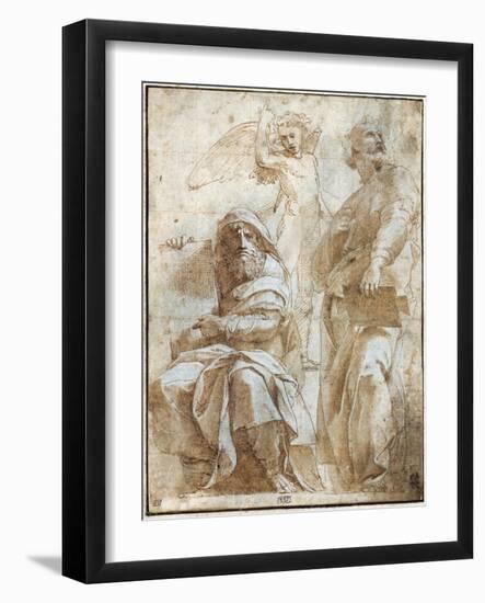 Raphael: Study, C1510-Raphael-Framed Giclee Print