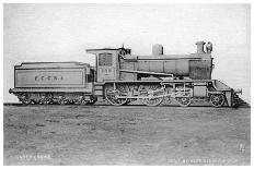 4-4-0 Tender Engine, Steam Locomotive Built by Kerr, Stuart and Co, Early 20th Century-Raphael Tuck-Giclee Print