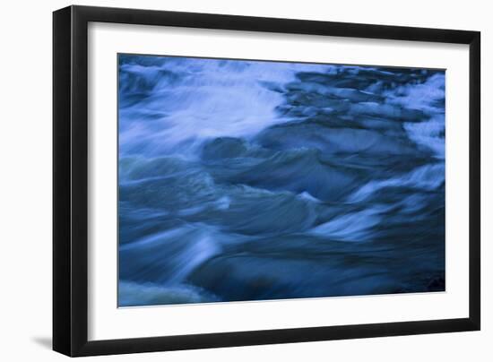 Rapids Downstream In Slow Motion-Anthony Paladino-Framed Giclee Print