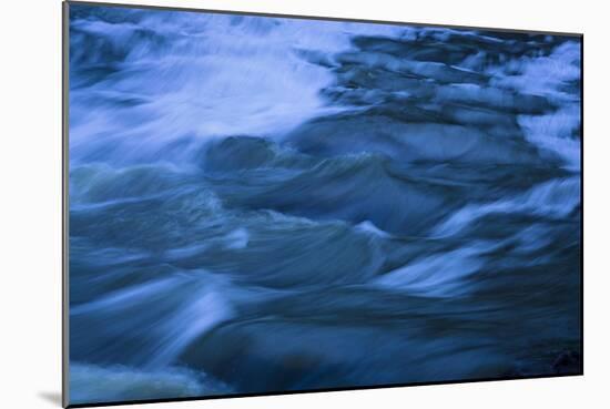Rapids Downstream In Slow Motion-Anthony Paladino-Mounted Giclee Print