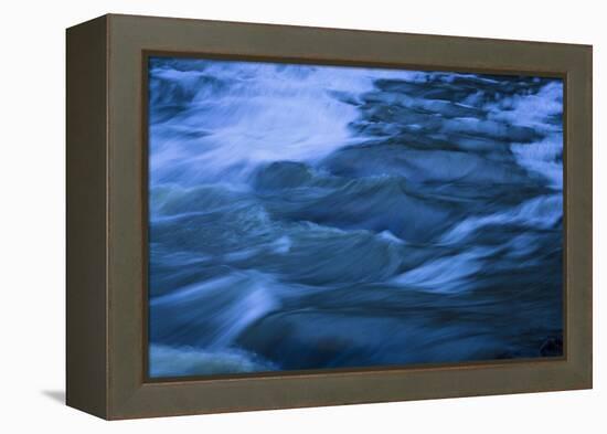 Rapids Downstream In Slow Motion-Anthony Paladino-Framed Premier Image Canvas