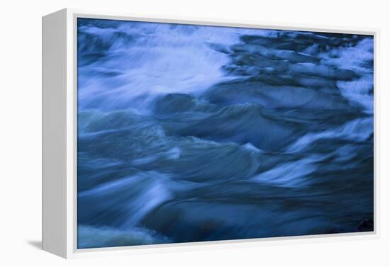 Rapids Downstream In Slow Motion-Anthony Paladino-Framed Premier Image Canvas