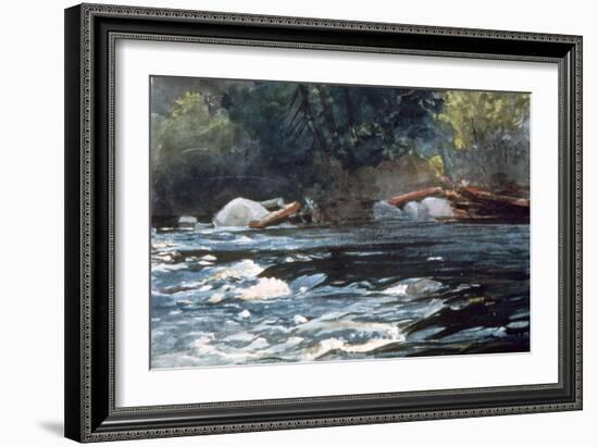 Rapids, Hudson River, 1894-Winslow Homer-Framed Giclee Print