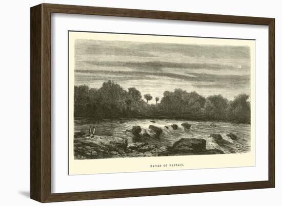 Rapids of Mantalo-Édouard Riou-Framed Giclee Print