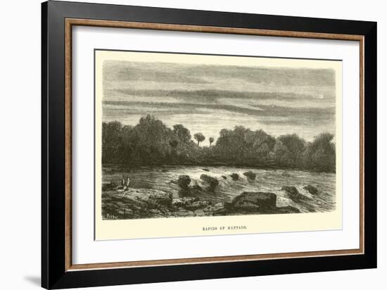 Rapids of Mantalo-Édouard Riou-Framed Giclee Print