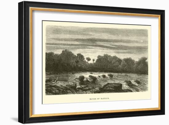 Rapids of Mantalo-Édouard Riou-Framed Giclee Print