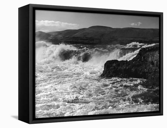 Rapids on the Columbia River-Alfred Eisenstaedt-Framed Premier Image Canvas