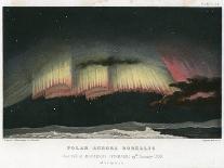 Aurora Borealis or Northern Lights, Curtain Form 1839-Rapine-Giclee Print