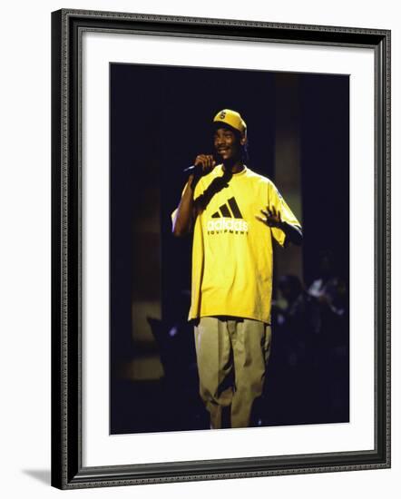 Rapper Snoop Doggy Dogg Performing at Radio City Music Hall-null-Framed Premium Photographic Print