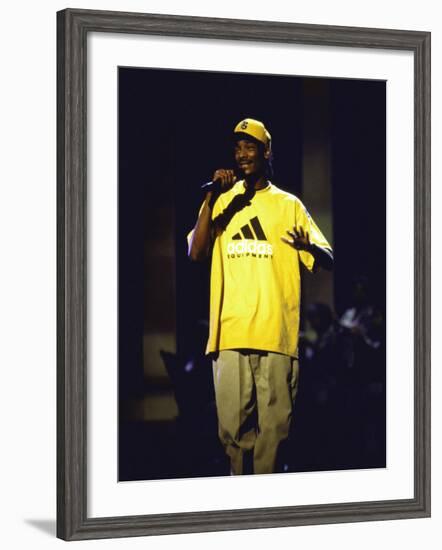 Rapper Snoop Doggy Dogg Performing at Radio City Music Hall-null-Framed Premium Photographic Print