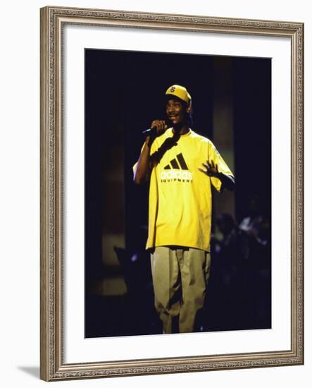 Rapper Snoop Doggy Dogg Performing at Radio City Music Hall-null-Framed Premium Photographic Print