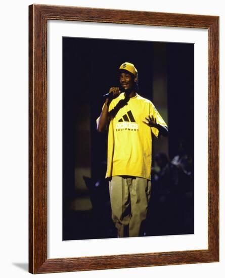 Rapper Snoop Doggy Dogg Performing at Radio City Music Hall-null-Framed Premium Photographic Print