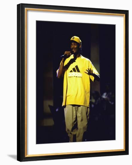 Rapper Snoop Doggy Dogg Performing at Radio City Music Hall-null-Framed Premium Photographic Print