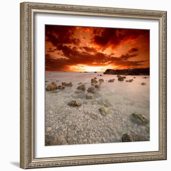 Rapsody in Red-Philippe Sainte-Laudy-Framed Photographic Print