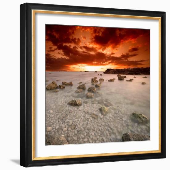 Rapsody in Red-Philippe Sainte-Laudy-Framed Photographic Print