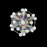 Soap Bubbles on a Dodecahedral Frame-Rapson Rapson-Mounted Premium Photographic Print