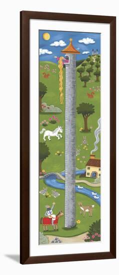 Rapunzel Growth Chart-Sophie Harding-Framed Giclee Print