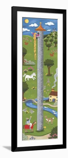 Rapunzel Growth Chart-Sophie Harding-Framed Giclee Print