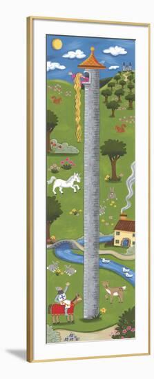 Rapunzel Growth Chart-Sophie Harding-Framed Giclee Print