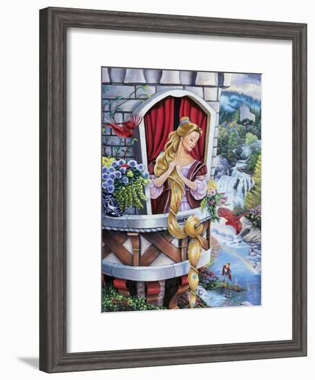 Rapunzel-Jenny Newland-Framed Giclee Print
