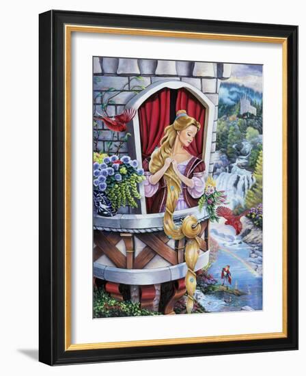 Rapunzel-Jenny Newland-Framed Giclee Print