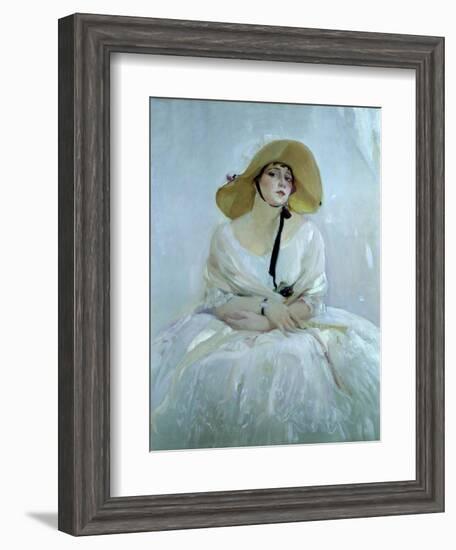 Raquel Meller, Tarazona, 1888 - 1962. Oil on canvas-Sorolla Joaquin-Framed Giclee Print